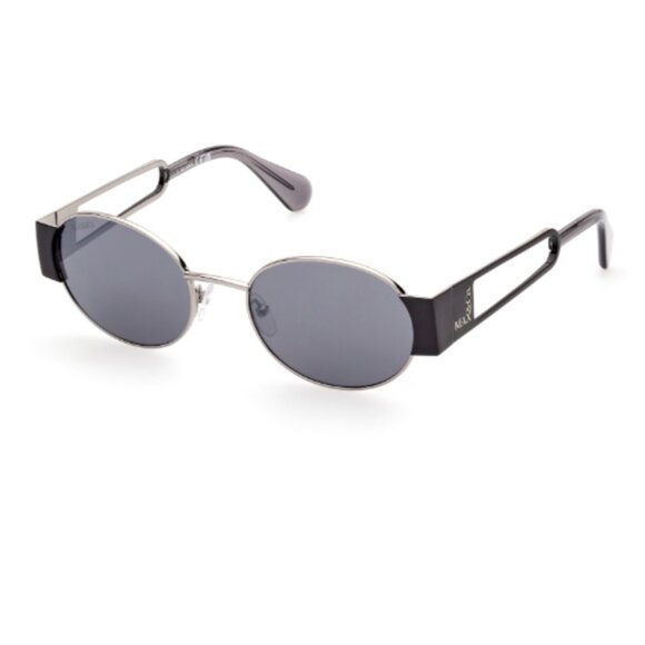 MAX & COOval RimGunmetal/BlackUnisex Sunglasses